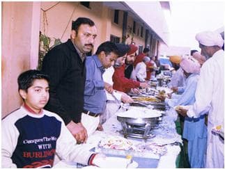 marriages for improvised Lunch service